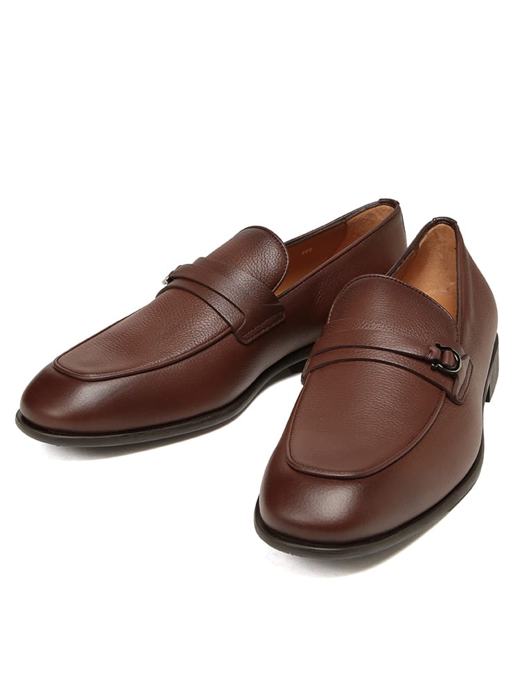 Salvatore Ferragamo (サルヴァトーレフェラガモ) ガンチーニ ローファー モカシン レザー シューズ DESIO FG0769191 メンズ