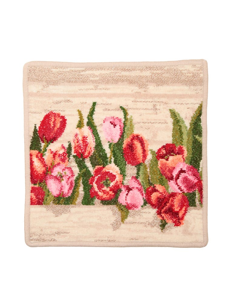 FEILER (フェイラー) 綿100％ シュニール織 チューリップ柄 ハンドタオル アムステルダム タオルハンカチ AMSTERDAM FEILER16 レディース