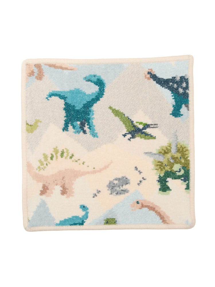 FEILER (フェイラー) 綿100％ シュニール織 恐竜柄 ハンドタオル ジュラシック タオルハンカチ JURASSIC FEILER20 レディース