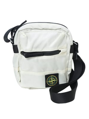 STONE ISLAND (ストーンアイランド) ロゴ ポーチ ミニ ショルダーバッグ RESIN TREATED CORDURA SI9200011S0075 メンズ