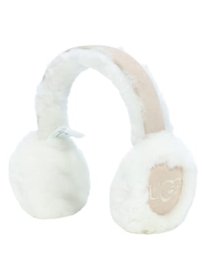 UGG (アグ) ロゴ 刺繍 シープスキン ボア イヤーマフ 耳当て Sheepskin EmbroiDery Earmuff UGGL20955 レディース