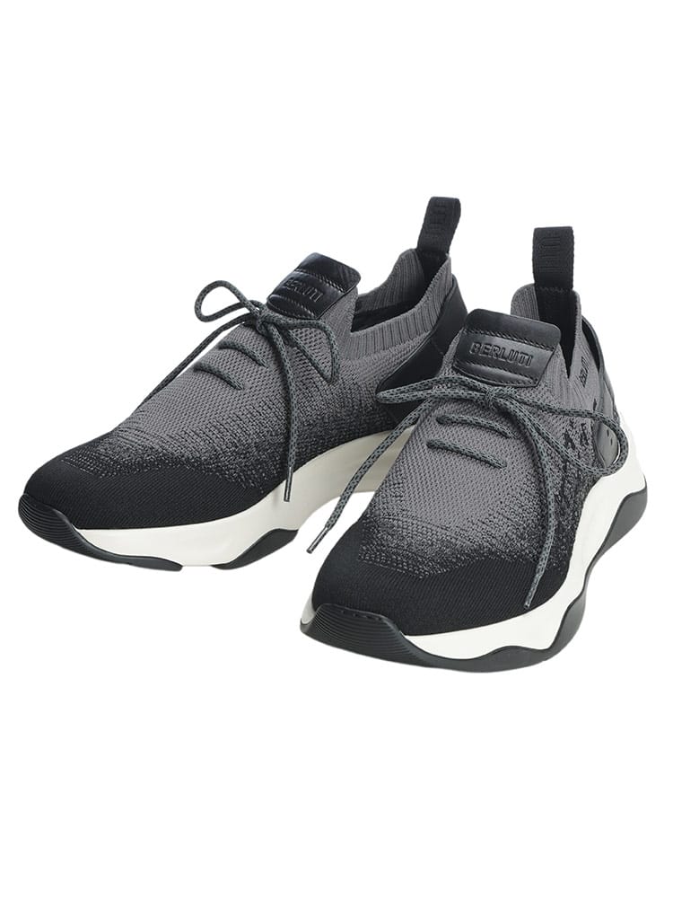 BERLUTI (ベルルッティ) メンズ スニーカー レースアップ グラデーション ニット スニーカー BRS601123