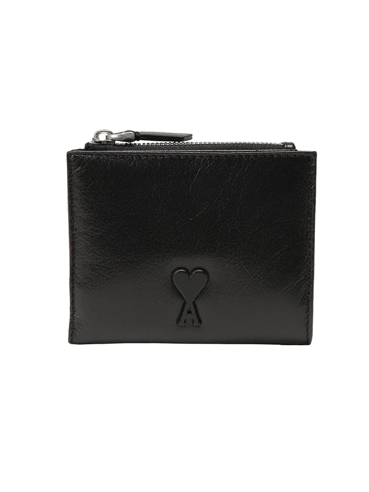 AMI PARIS (アミパリス) レディース 財布 ワンポイント フォールドウォレット AMLUSL201AL0052