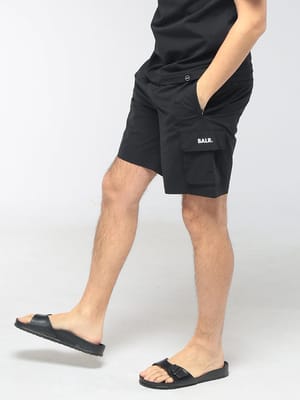 BALR． (ボーラー) メンズ ショートパンツ ワンポイントロゴ カーゴ ショーツ BA14331049