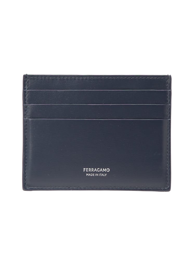 Salvatore Ferragamo (サルヴァトーレフェラガモ) メンズ カードケース レザー ミニロゴ カード入れ FG661396