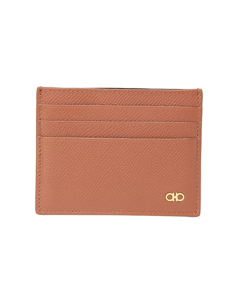 Salvatore Ferragamo (サルヴァトーレフェラガモ) メンズ カードケース レザー ミニロゴ カード入れ FG661478