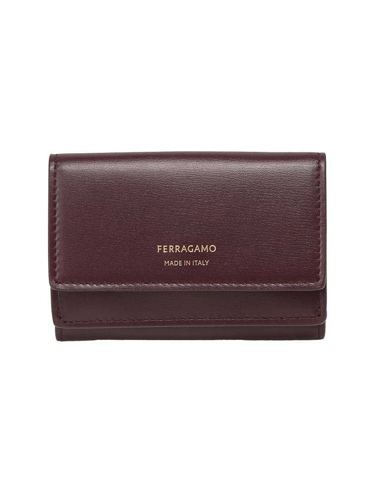 Salvatore Ferragamo (サルヴァトーレフェラガモ) メンズ 三つ折り財布 ミニロゴ 三つ折り 財布 FG661337