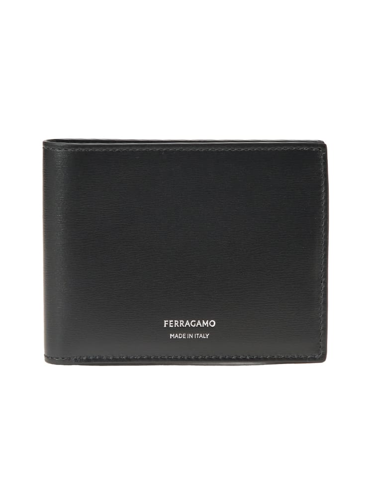 Salvatore Ferragamo (サルヴァトーレフェラガモ) メンズ 二つ折り財布 ミニロゴ 二つ折り 財布 FG661325