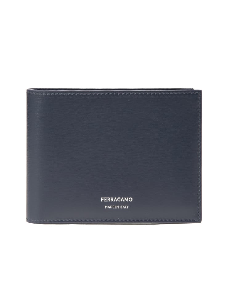 Salvatore Ferragamo (サルヴァトーレフェラガモ) メンズ 二つ折り財布 ミニロゴ 二つ折り 財布 FG661325