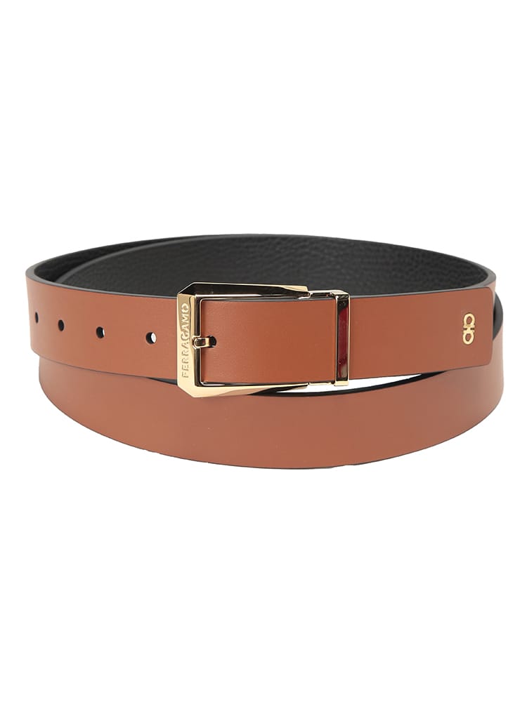 Salvatore Ferragamo (サルヴァトーレフェラガモ) メンズ ベルト リバーシブル ピンバック FG670374
