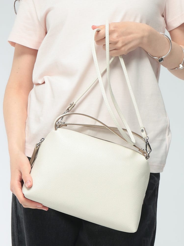 GIANNI CHIARINI (ジャンニ キアリーニ) レディース ショルダーバッグ ショルダー ジップ ハンドバッグ アリファ M GNBS8148