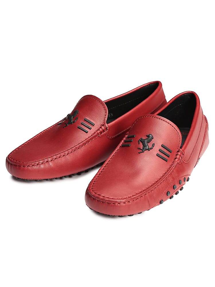 TOD'S (トッズ) メンズ シューズ レザー TOD'S×FERRARI ドライビングシューズ TDXRM0EO0CT90