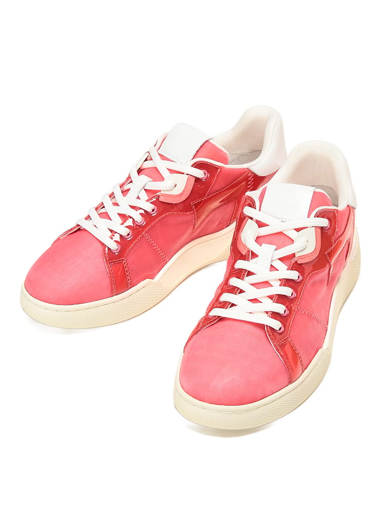 TOD'S (トッズ) レディース スニーカー 異素材切替 レースアップ 厚底 ローカットスニーカー TDLXXW31C0CU21N