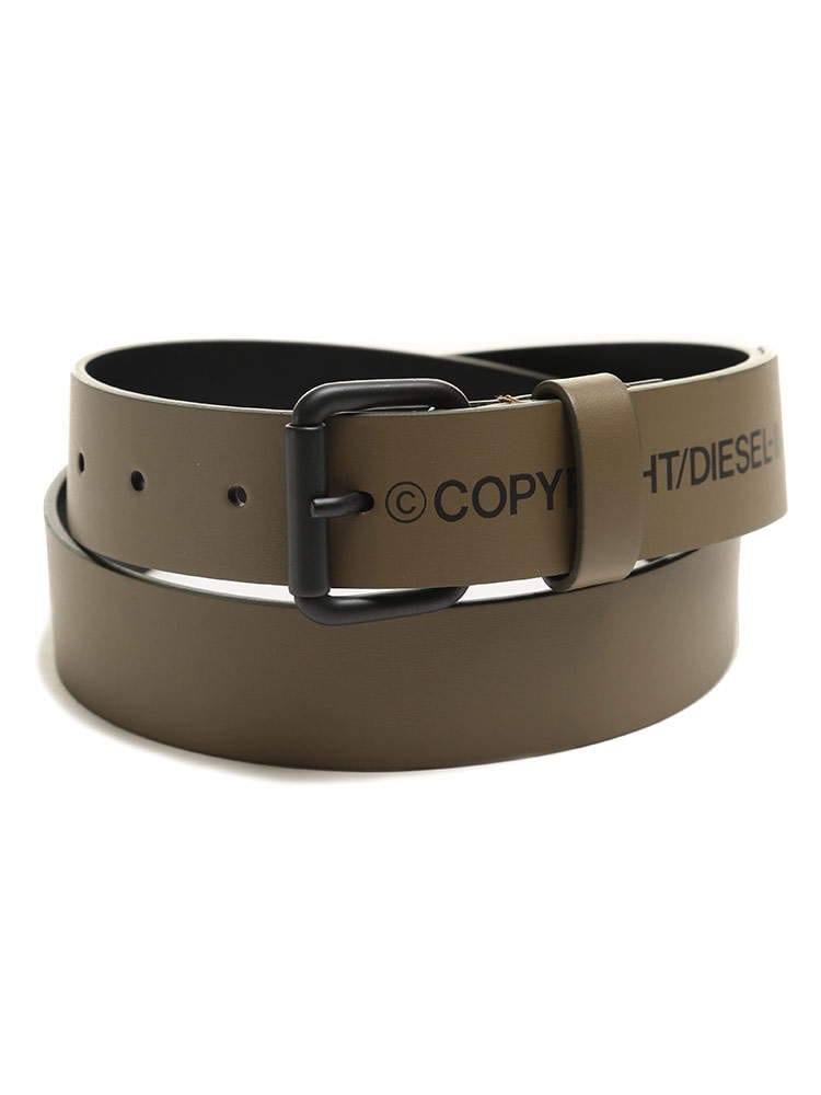 DIESEL (ディーゼル) ロゴ入り ピンバックル ベルト DSX07131PR250