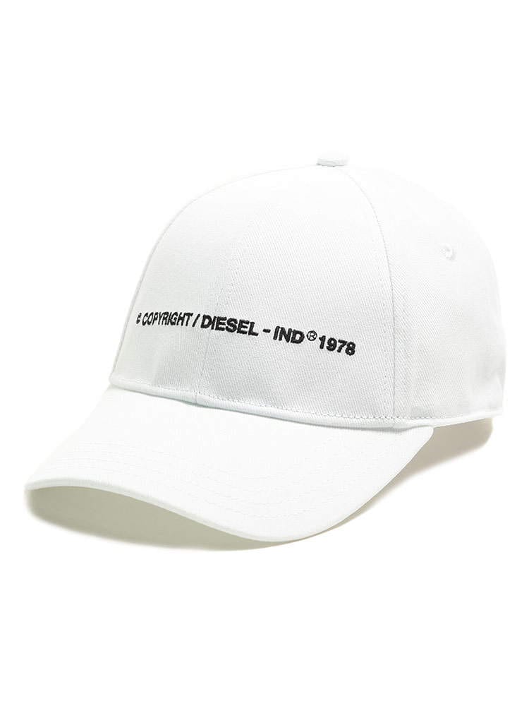 DIESEL (ディーゼル) コットン ロゴ刺繍 キャップ DSSHINAU