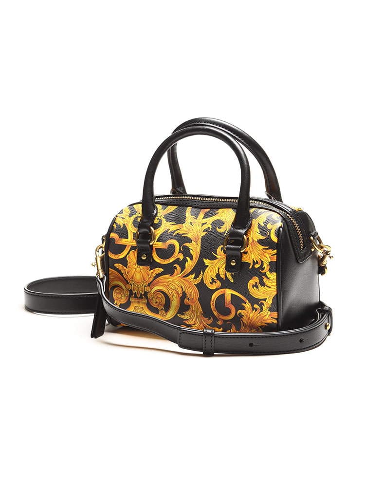 VERSACE JEANS COUTURE (ヴェルサーチェ ジーンズクチュール) ロゴ プリント ショルダー クロス ボディバッグ VCLE1VWABA5