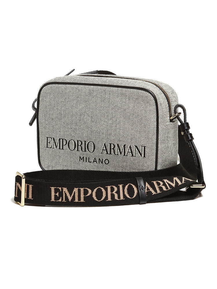 EMPORIO ARMANI (エンポリオアルマーニ) ロゴ キャンバス ショルダー クロスボディバッグ EALY3B1【サカゼン公式通販】