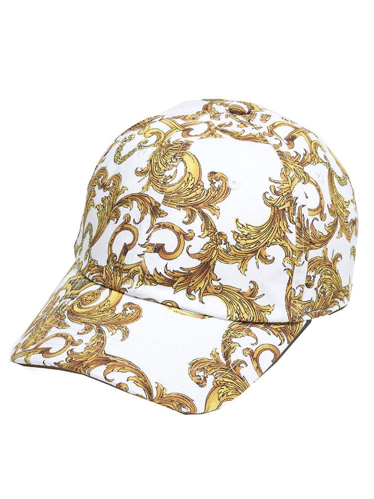 VERSACE JEANS COUTURE (ヴェルサーチェ ジーンズクチュール) バロックプリント アジャスター キャップ VCE8GWAK1380156