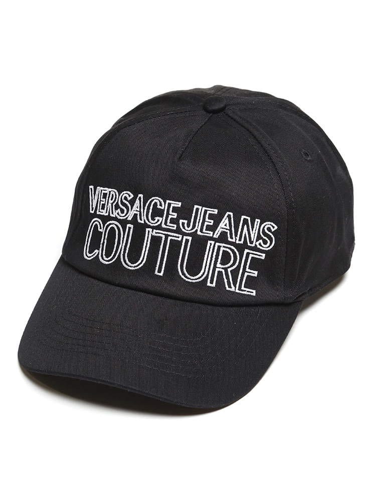 VERSACE JEANS COUTURE (ヴェルサーチェ ジーンズクチュール) コットン ロゴ刺繍 キャップ VCE8GWAK1185075