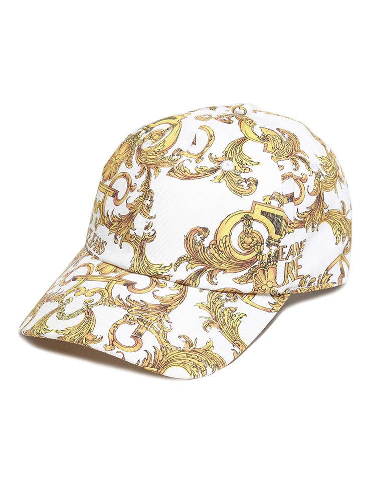 VERSACE JEANS COUTURE (ヴェルサーチェ ジーンズクチュール) コットン バロックプリント キャップ VCLE8HWAK13