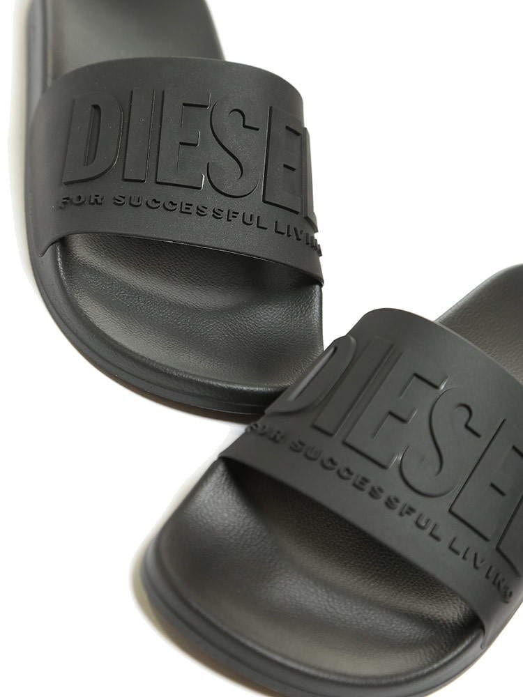 DIESEL (ディーゼル) 3Dロゴ スライドサンダル SA-MAYEMI 