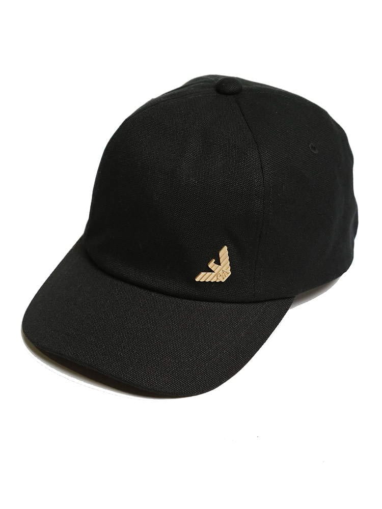 EMPORIO ARMANI EA7 (エンポリオアルマーニ) キャンバス ワンポイントロゴ キャップ EAL2855591P101