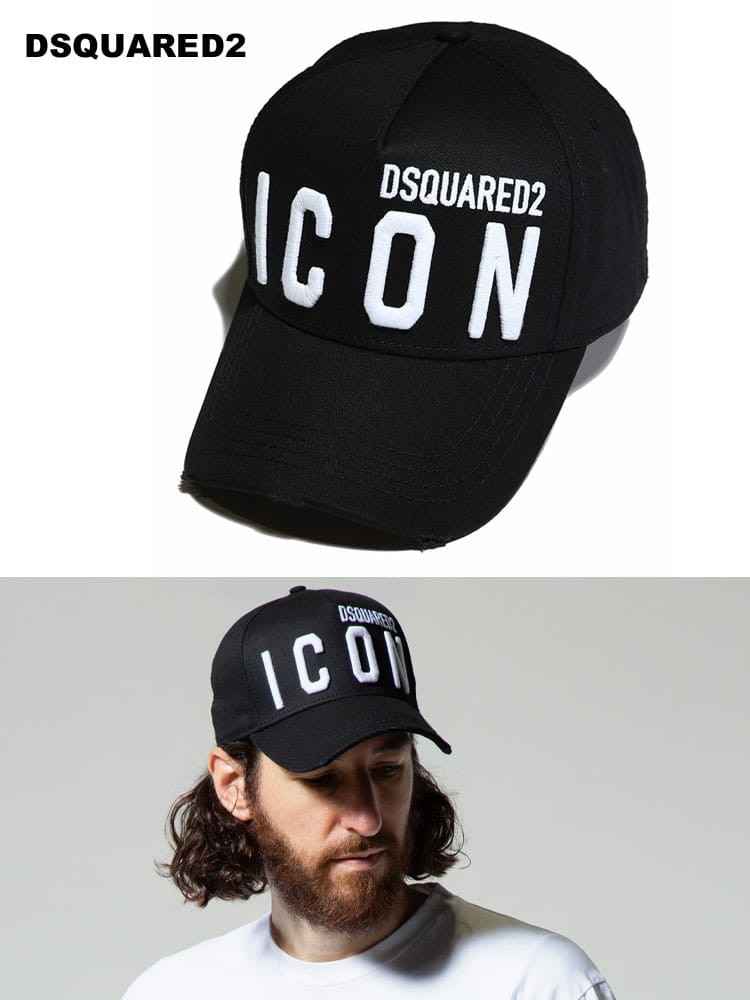 DSQUARED2 (ディースクエアード) 3Dロゴ ICON キャップ D2BCM041205C01 ブランド