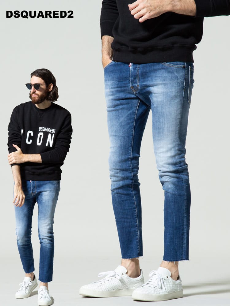 DSQUARED2 (ディースクエアード) ボタンフライ ジーンズ COOLGUY D2LB0966S30664