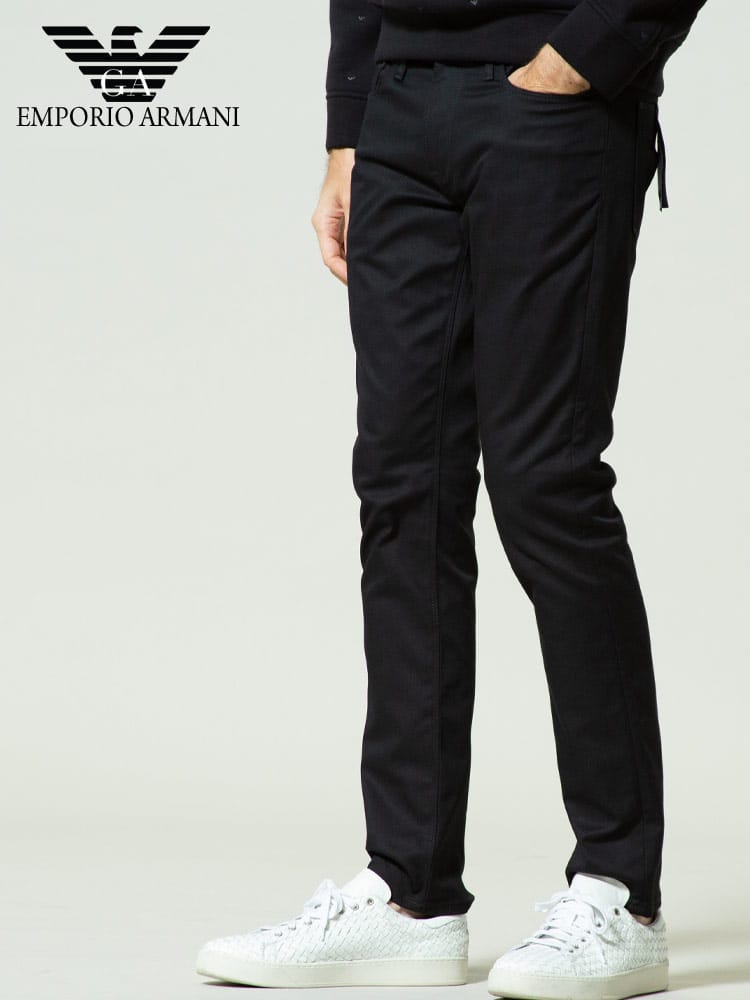 エンポリオ アルマーニ メンズ EMPORIO ARMANI コットン ストレッチ パンツ J06 スリムフィット ブランド ボトムス デニム パンツ EA8N1J061NJ9Z
