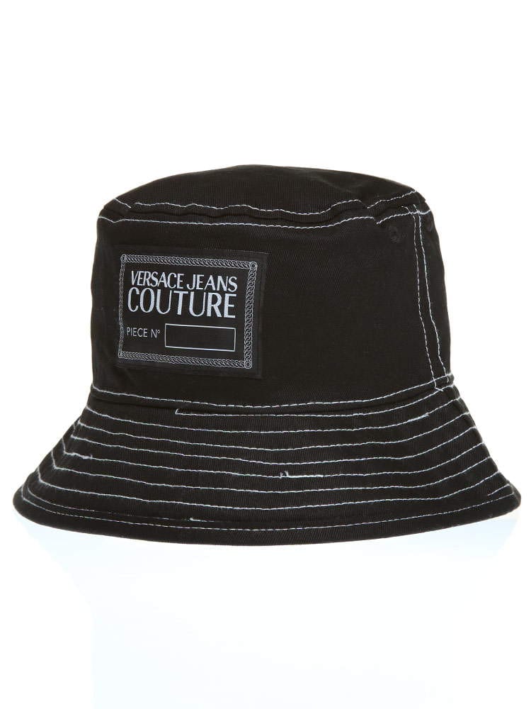 VERSACE JEANS COUTURE (ベルサーチェ ジーンズ クチュール) スクエアロゴ バケットハット VC71GAZK07ZG009