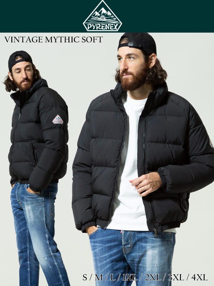PYRENEX (ピレネックス) フルジップ スタンド ダウンジャケット MYTHIC SOFT PNHUQ001