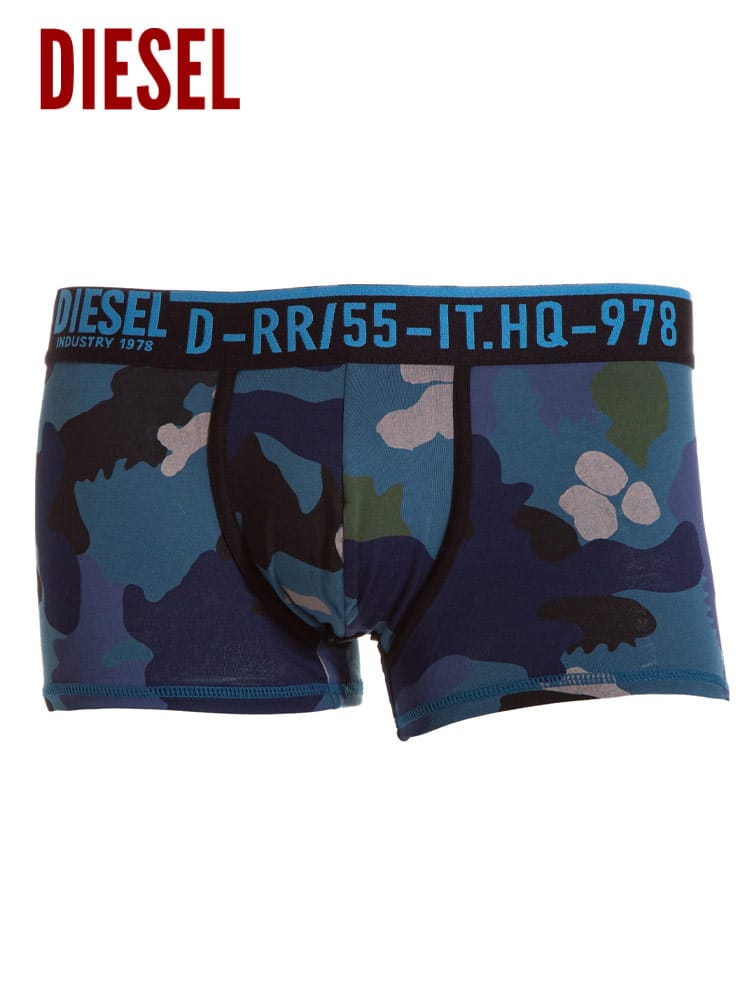 DIESEL ディーゼル 迷彩柄 前閉じ ボクサーパンツ ブランド メンズ 下着 ボクサー ブリーフ カモフラ DSSJ54AEAV