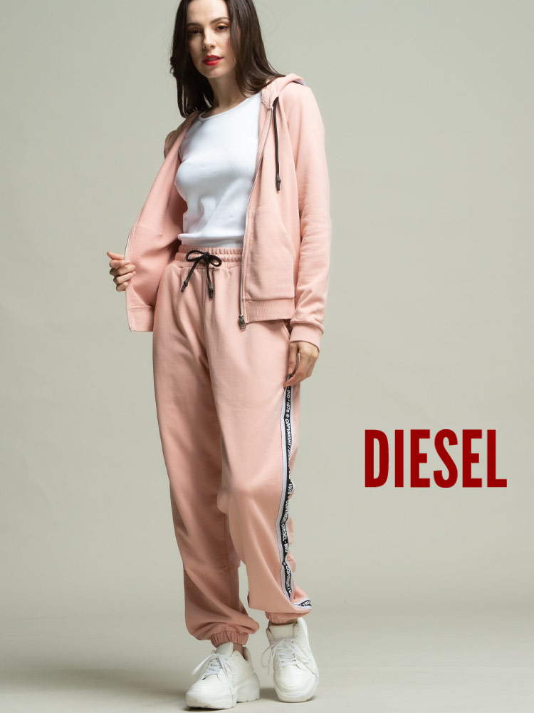 DIESEL ディーゼル ロゴ テープ スウェットパンツ ブランド レディース ボトムス パンツ ロングパンツ DSLA【サカゼン公式通販】