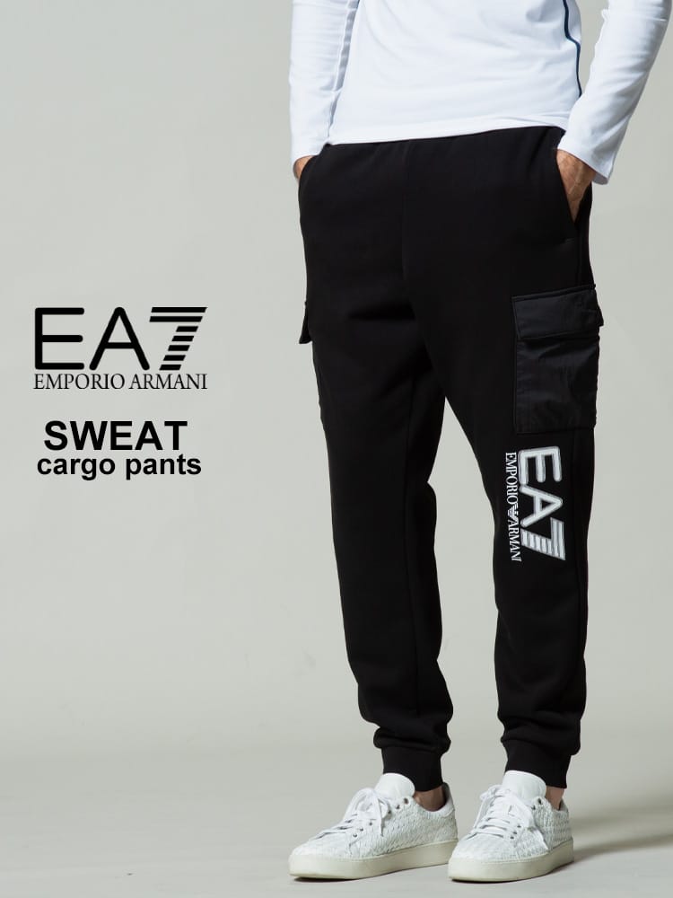 エンポリオアルマーニ EA7 メンズ EMPORIO ARMANI 裏起毛 スウェット カーゴパンツ ブランド ボトムス パンツ スエット EA6KPP58PJ07Z