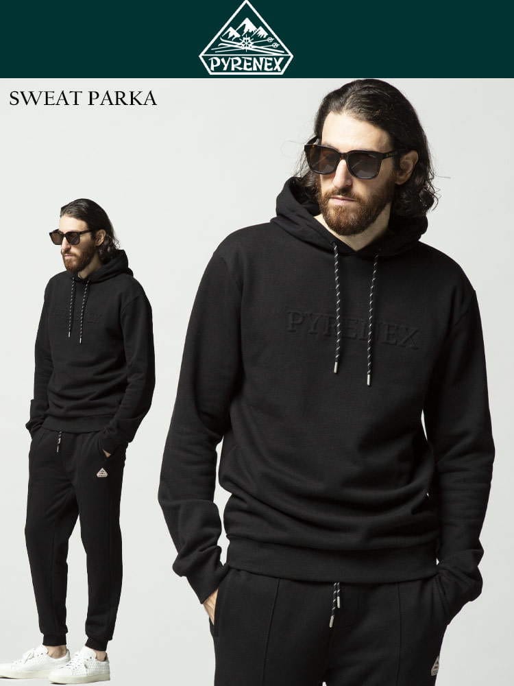 PYRENEX ピレネックス ロゴ プルオーバー スウェット パーカー ブランド メンズ トップス フード PNHMQ029