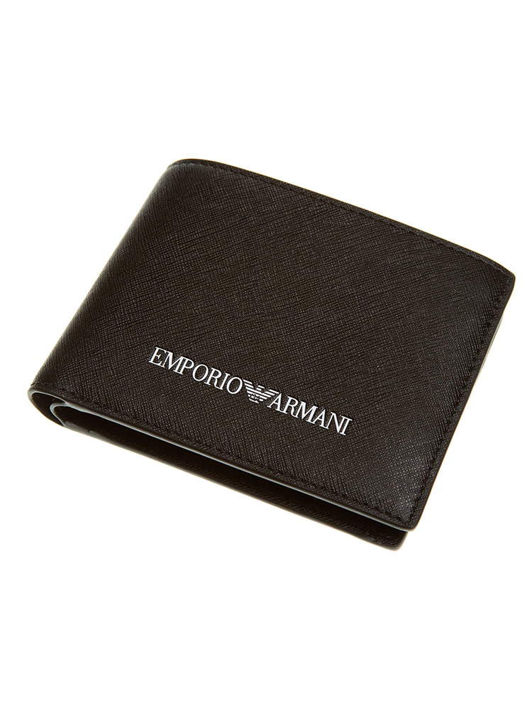 EMPORIO ARMANI エンポリオアルマーニ ロゴ 二つ折り財布 ブランド メンズ 財布 ウォレット EAY4R165Y020V