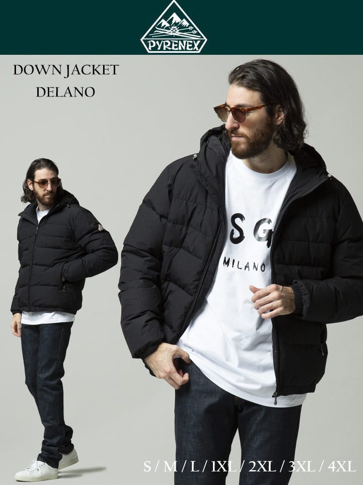 PYRENEX (ピレネックス) フード フルジップ ダウンジャケット DELANO PNHMQ005