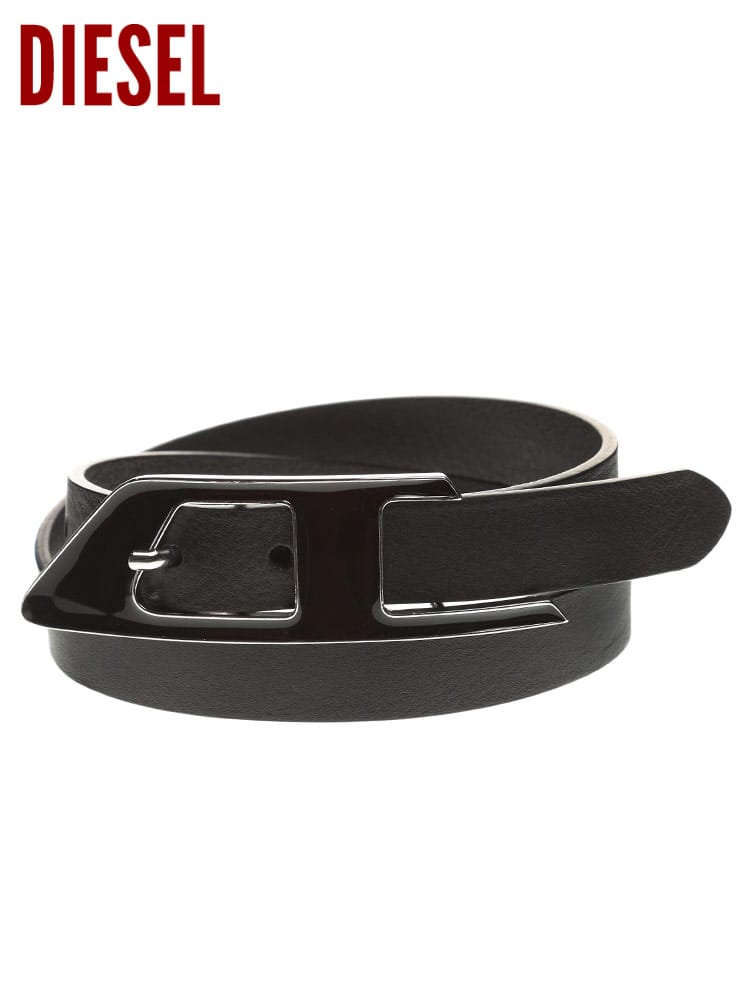 DIESEL (ディーゼル) Dロゴバックル レザー ベルト DSX08511PR227