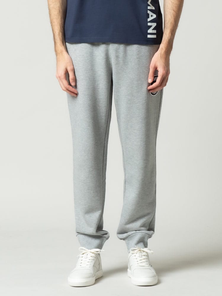 EMPORIO ARMANI (エンポリオアルマーニ) ロゴワッペン スウェットパンツ EA1116902R57