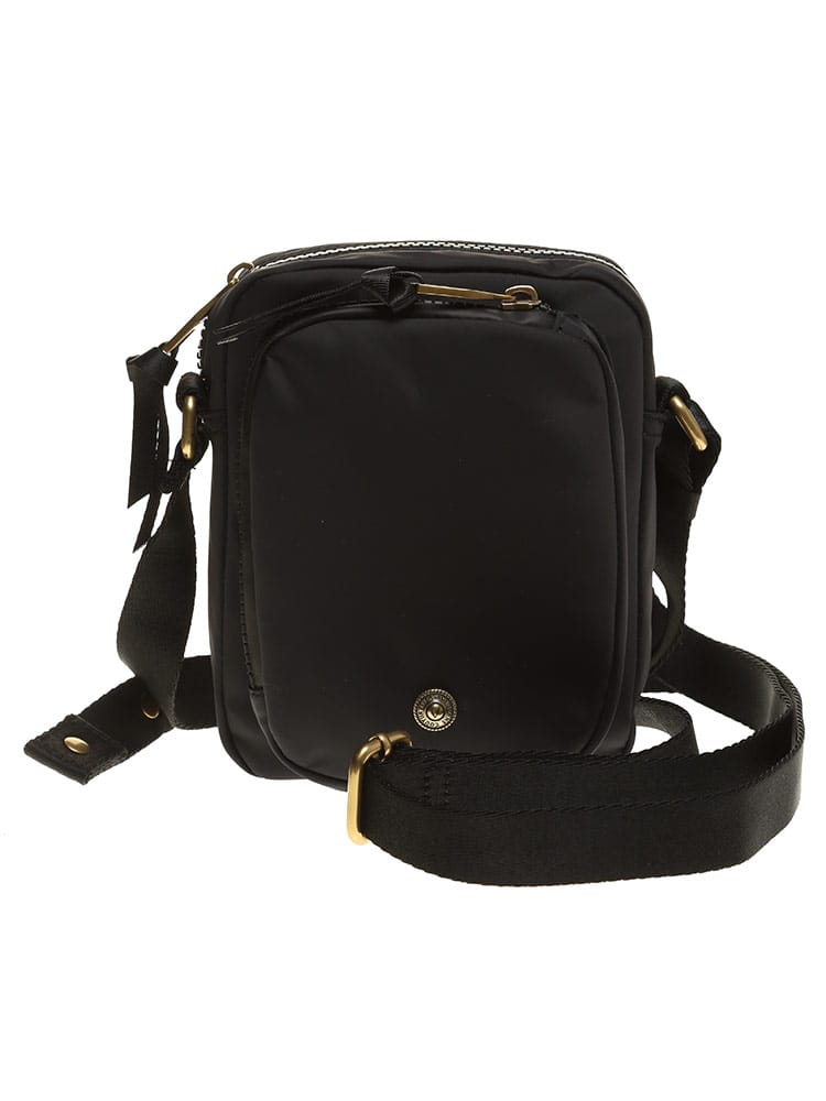 VERSACE JEANS COUTURE (ヴェルサーチェ ジーンズクチュール) レディース バッグ ブランド ゴールドスタッズ ナイロン ショルダーバッグ VC72YA4B84ZS279