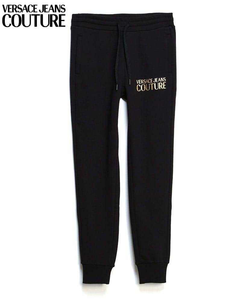 ヴェルサーチェ ジーンズクチュール レディース VERSACE JEANS COUTURE ブランド 箔ロゴプリント スウェット パンツ VCL72HAAT01 ズボン