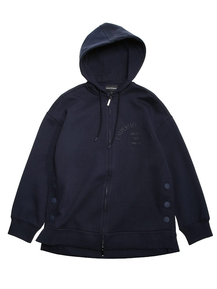 EMPORIO ARMANI エンポリオ アルマーニ レディース パーカー ロゴ プリント ジップ ブランド EAL3L2M6E2JYWZ