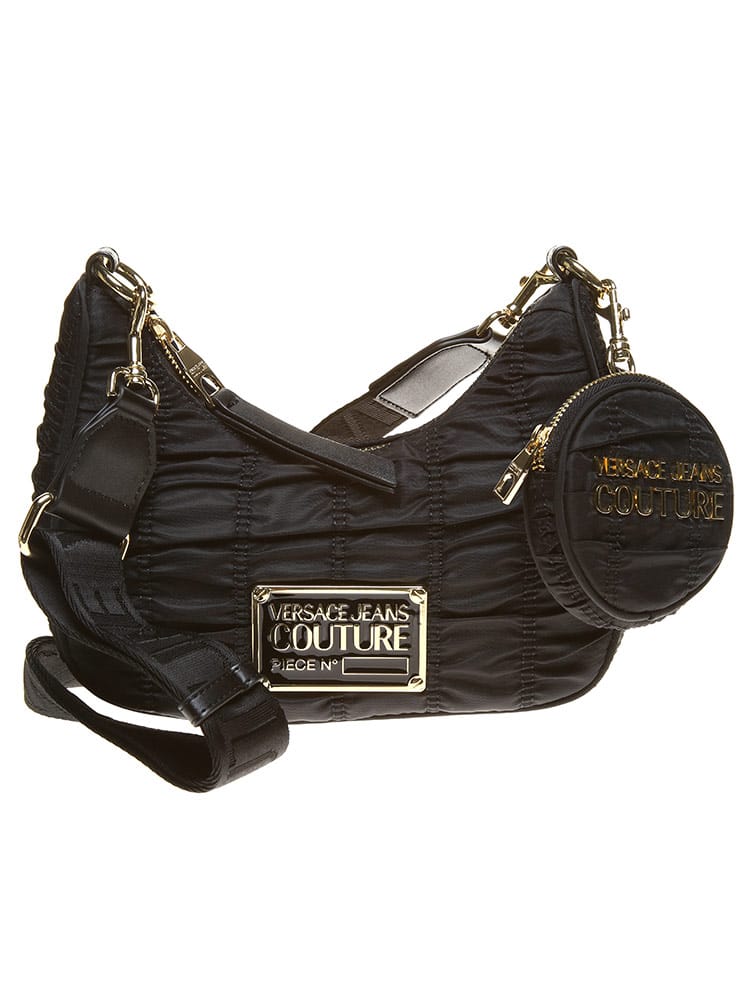 VERSACE JEANS COUTURE ヴェルサーチェ ジーンズクチュール バッグ ミニポーチ付き ロゴ ミニ ショルダーバッグ ヴェルサーチ BORSE VCL72VA4BX3