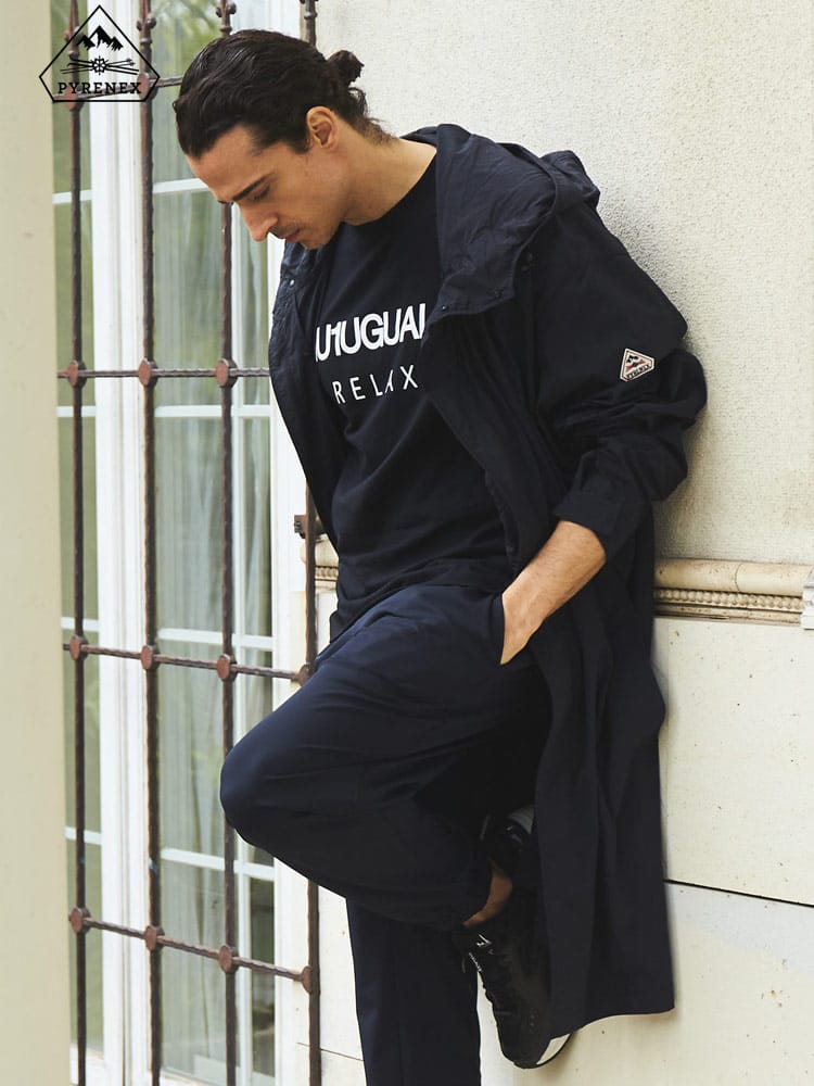 PYRENEX ピレネックス メンズ アウター パッカブル ナイロン フルジップ ロング ウインドブレーカー ブランド  TORRENT PNHMR012 ナイロンジャケット