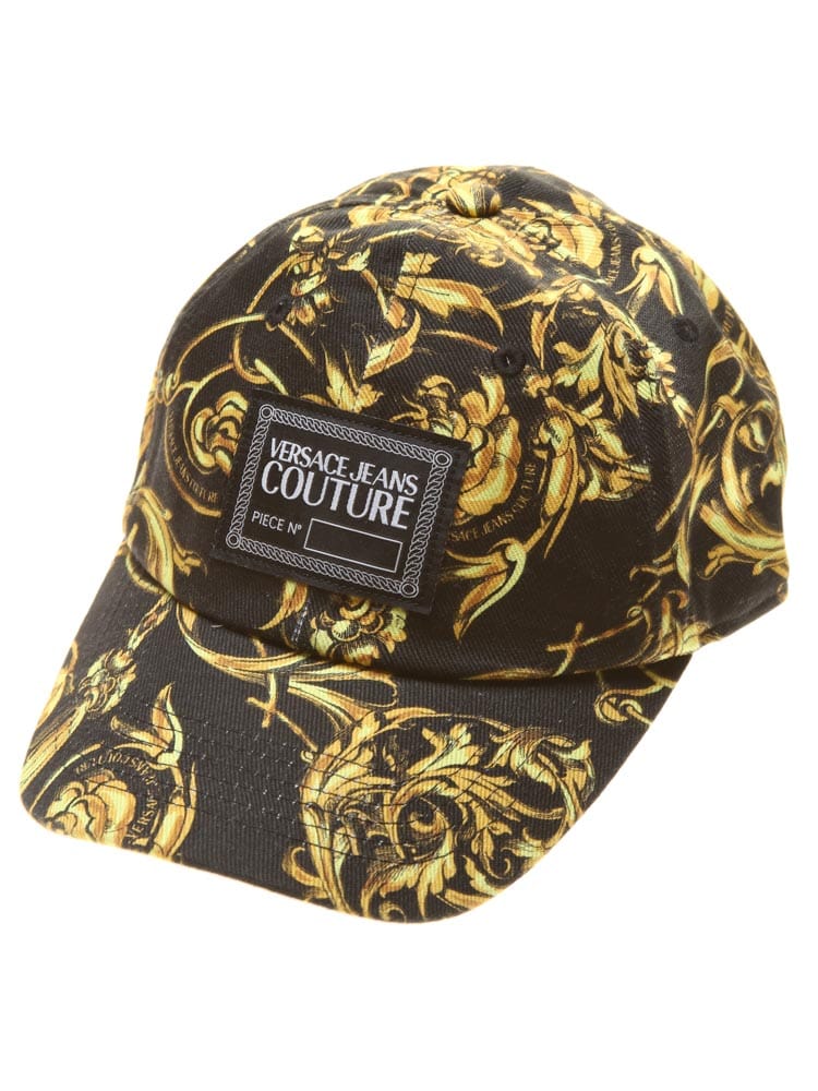 VERSACE JEANS COUTURE ベルサーチェ ジーンズクチュール バロックプリント コットン キャップ 帽子 ブランド VC72GAZK18ZG082 ベルサーチ