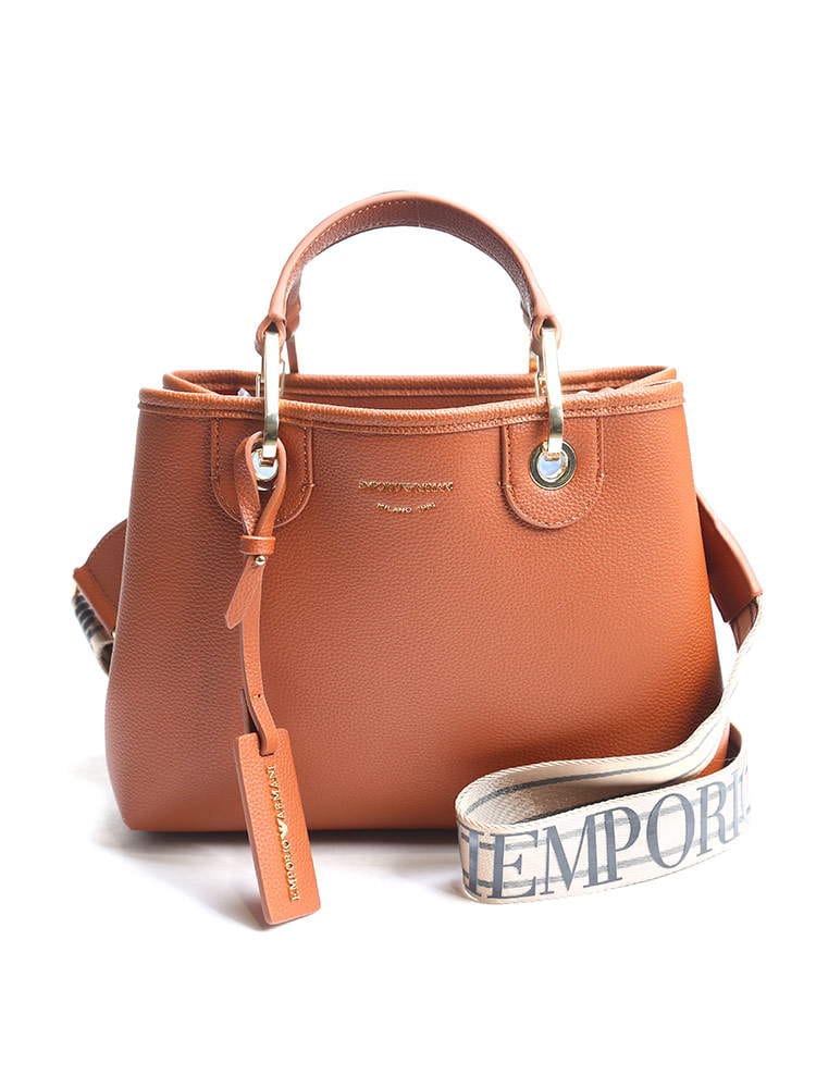 EMPORIO ARMANI (エンポリオアルマーニ) MyEA ショッパー ディアプリント スモール ハンドバッグ EALY3D166YFO5B
