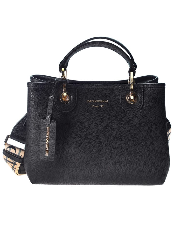 EMPORIO ARMANI エンポリオ アルマーニ レディース バッグ MyEA ショッパー ディアプリント スモール ハンドバッグ EALY3D166YFO5B