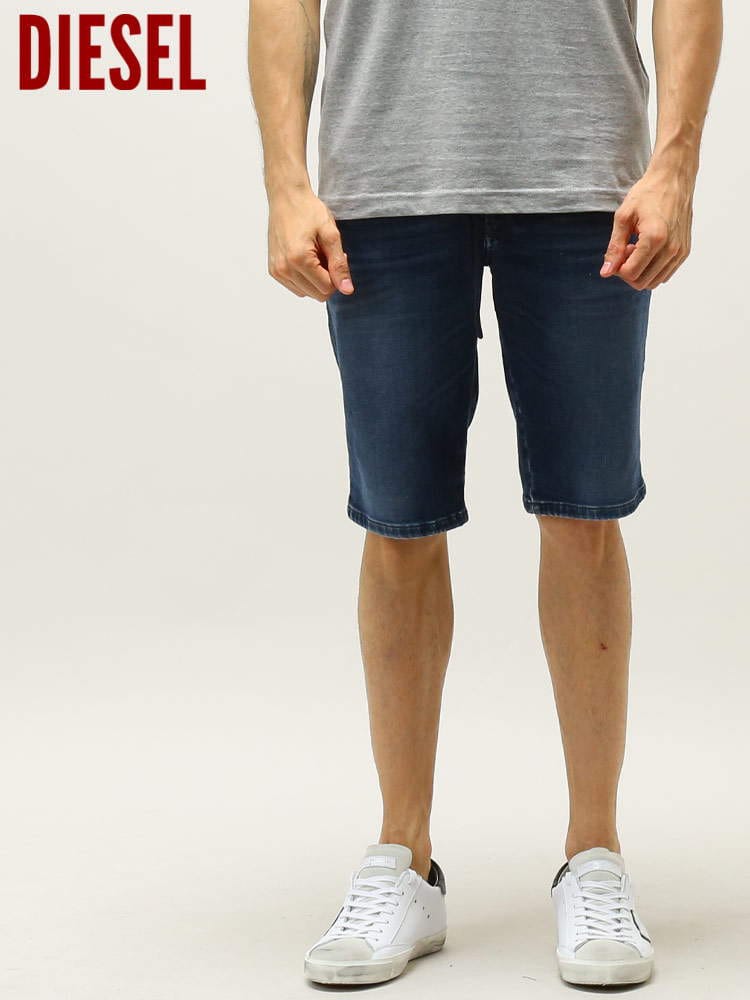 DIESEL (ディーゼル) ウエストコード デニム ショートパンツ JOGGJEANS D-KROOSHORT DS00ST3N069ZW ブランド