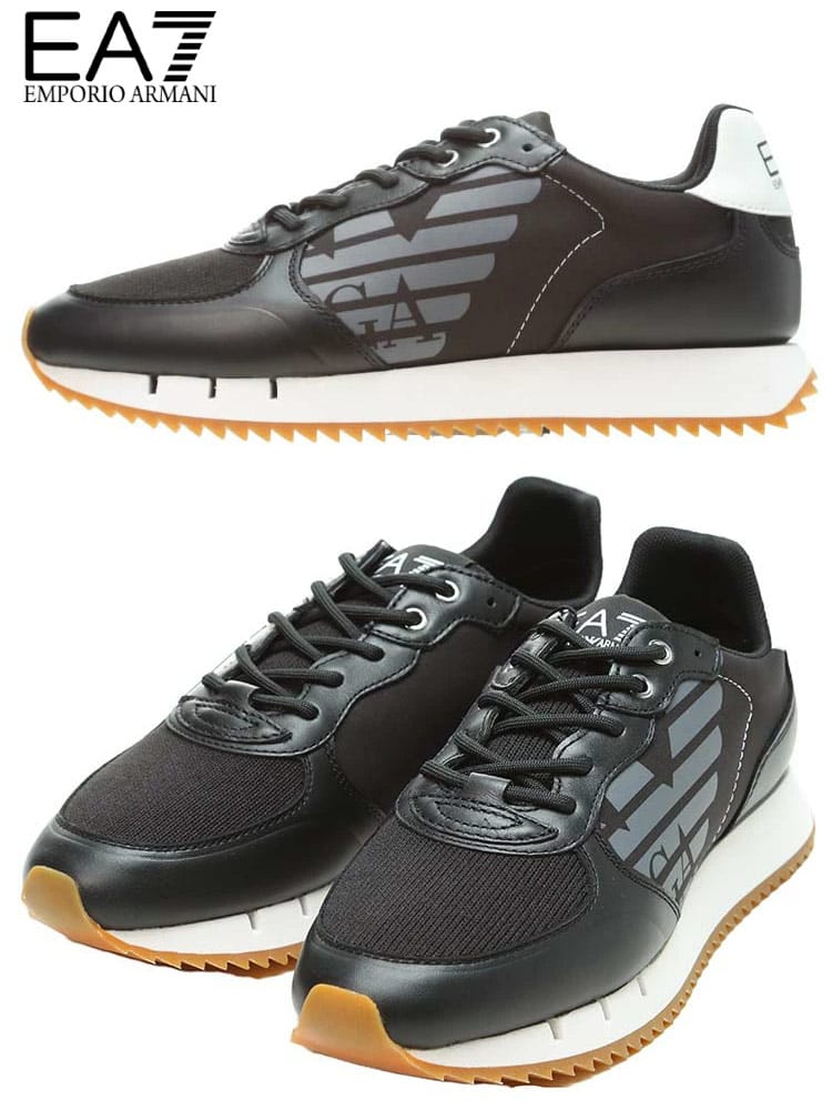 アルマーニ EMPORIO ARMANI EA7 エンポリオアルマーニ メンズ ブランド スニーカー ロゴ ローカットスニーカー EAX8X114XK270
