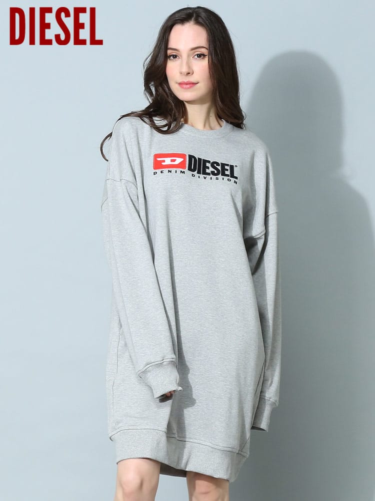 ディーゼル レディース ワンピース DIESEL ブランド トレーナー  
